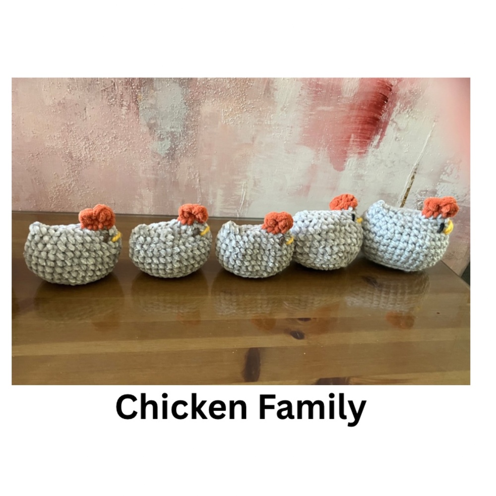 Handmade Crochet Mabel Chicken Amigurumi